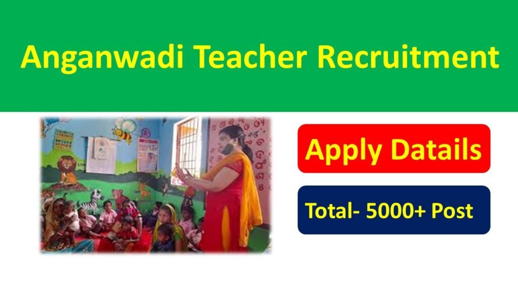 Anganwadi Teacher Recruitment 2026 Apply Online For 5000+ Post Notification Soon